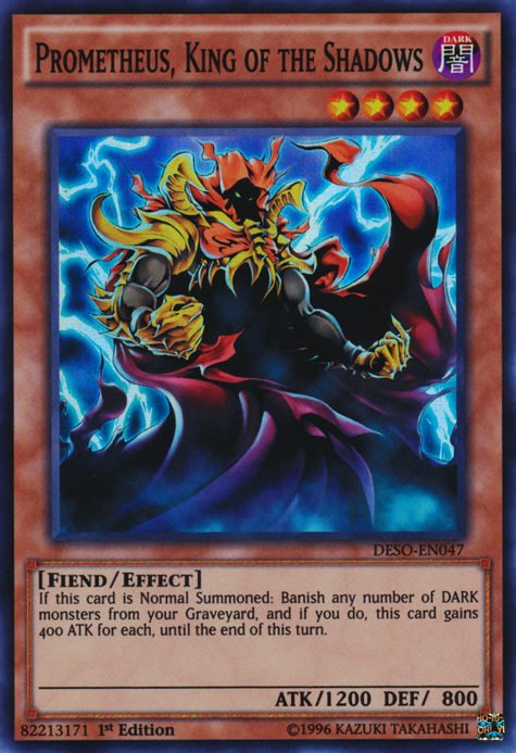Prometheus, King of the Shadows [DESO-EN047] Super Rare | Jomio and Rueliete's Cards and Comics