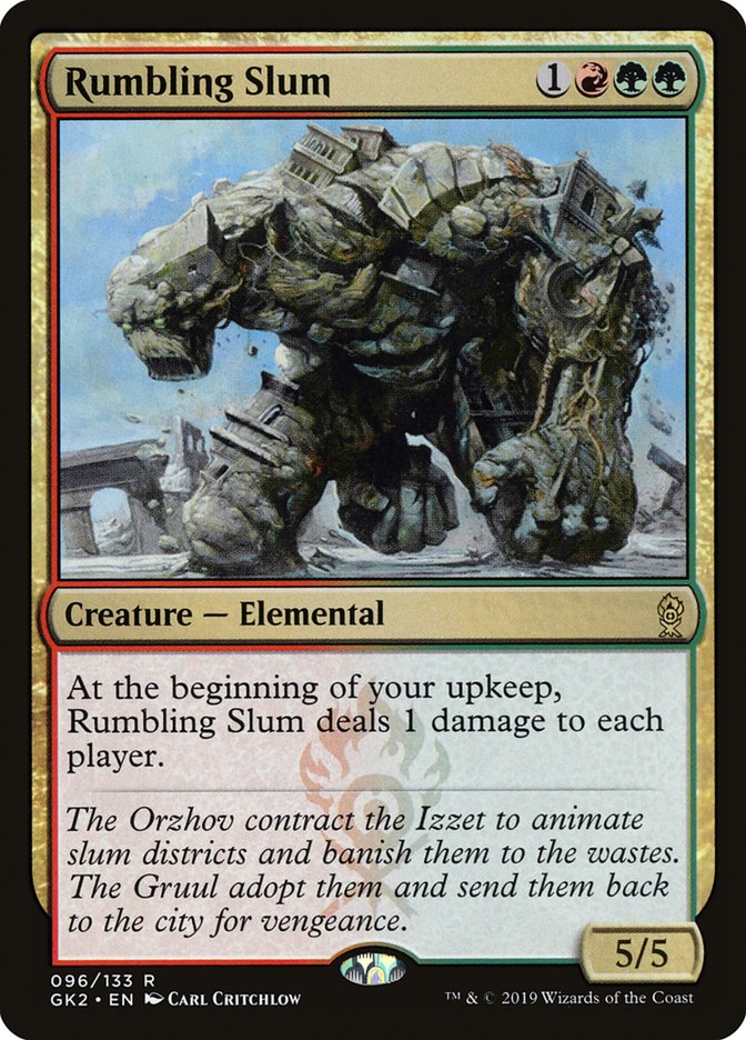 Rumbling Slum [Ravnica Allegiance Guild Kit] | Jomio and Rueliete's Cards and Comics