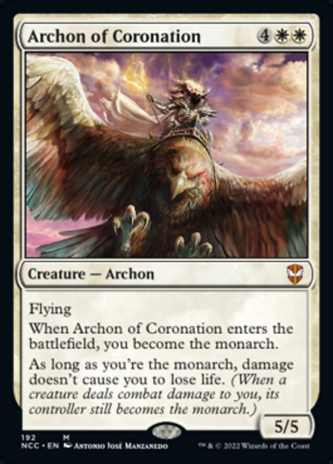 Archon of Coronation [Streets of New Capenna Commander] | Jomio and Rueliete's Cards and Comics