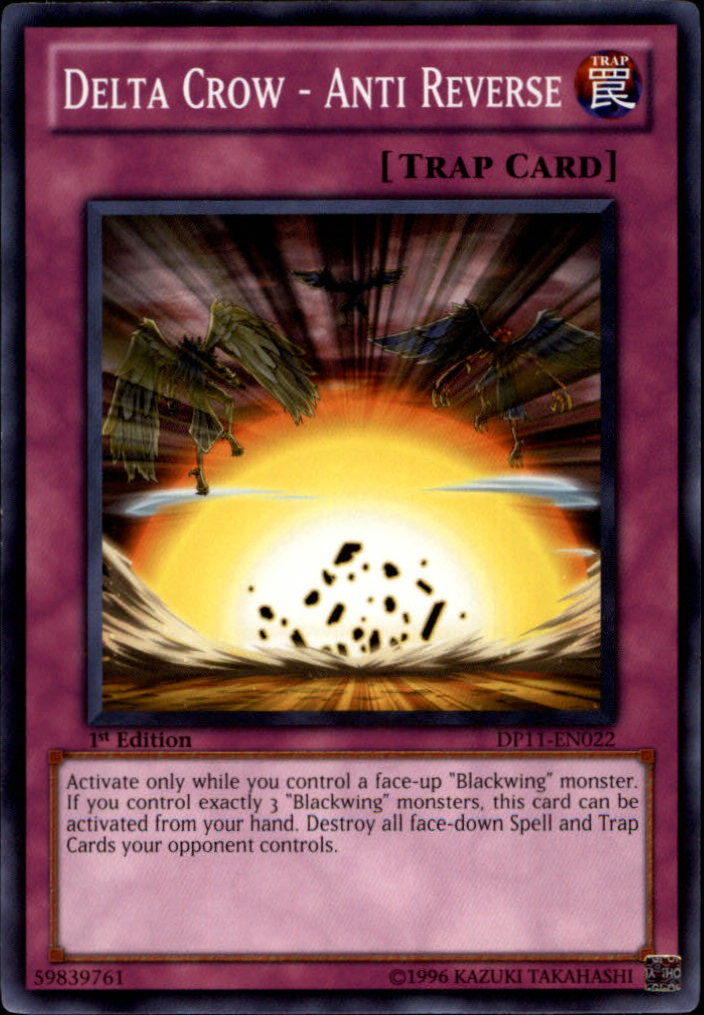 Delta Crow - Anti Reverse [DP11-EN022] Common | Jomio and Rueliete's Cards and Comics