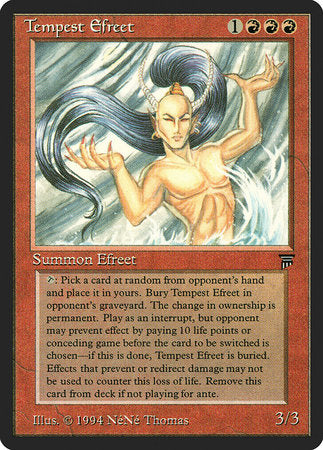 Tempest Efreet [Legends] | Jomio and Rueliete's Cards and Comics