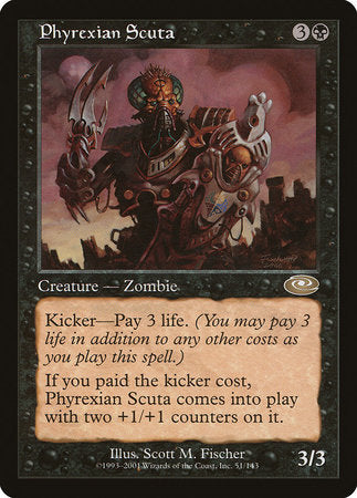 Phyrexian Scuta [Planeshift] | Jomio and Rueliete's Cards and Comics