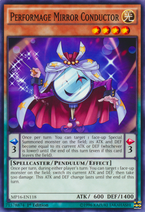 Performage Mirror Conductor [MP16-EN118] Common | Jomio and Rueliete's Cards and Comics