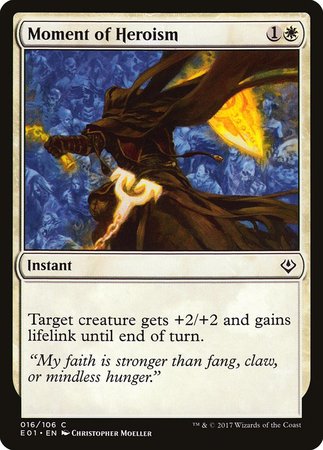 Moment of Heroism [Archenemy: Nicol Bolas] | Jomio and Rueliete's Cards and Comics