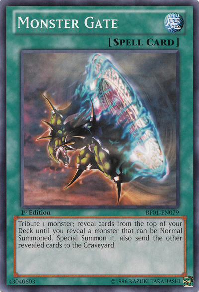 Monster Gate [BP01-EN079] Common | Jomio and Rueliete's Cards and Comics