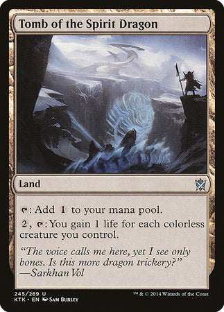 Tomb of the Spirit Dragon [Khans of Tarkir] | Jomio and Rueliete's Cards and Comics