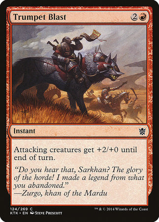Trumpet Blast [Khans of Tarkir] | Jomio and Rueliete's Cards and Comics