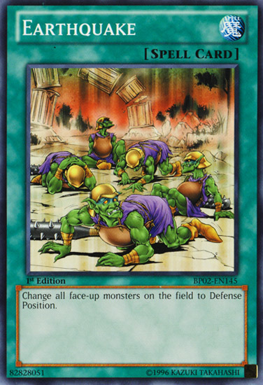 Earthquake [BP02-EN145] Mosaic Rare | Jomio and Rueliete's Cards and Comics