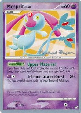 Mesprit LV.30 (14/123) (Happy Luck - Mychael Bryan) [World Championships 2010] | Jomio and Rueliete's Cards and Comics