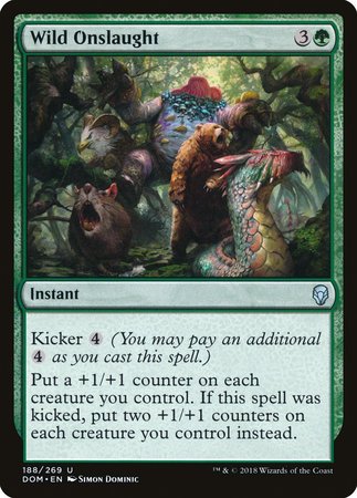 Wild Onslaught [Dominaria] | Jomio and Rueliete's Cards and Comics