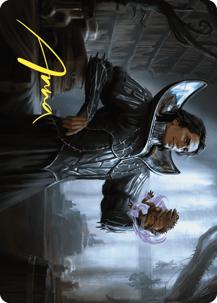 Spiteful Hexmage Art Card (Gold-Stamped Signature) [Wilds of Eldraine Art Series] | Jomio and Rueliete's Cards and Comics