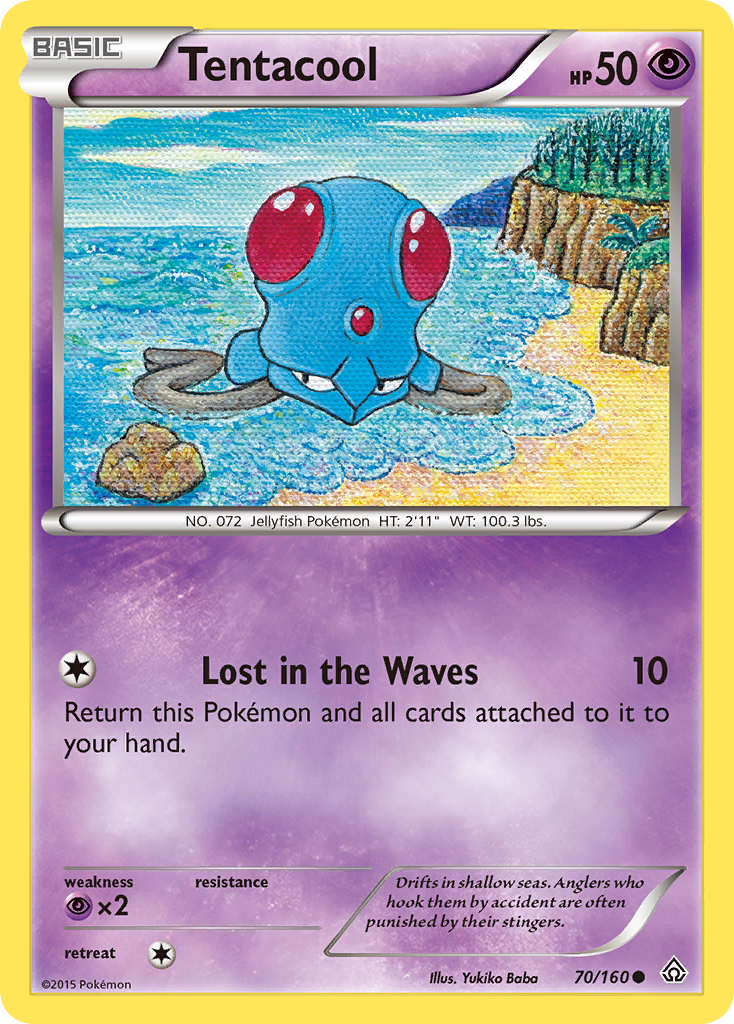 Tentacool (70/160) [XY: Primal Clash] | Jomio and Rueliete's Cards and Comics