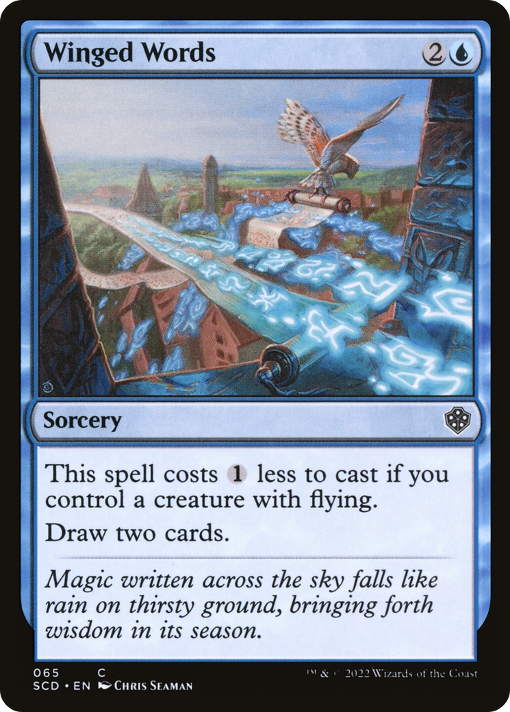 Winged Words [Starter Commander Decks] | Jomio and Rueliete's Cards and Comics