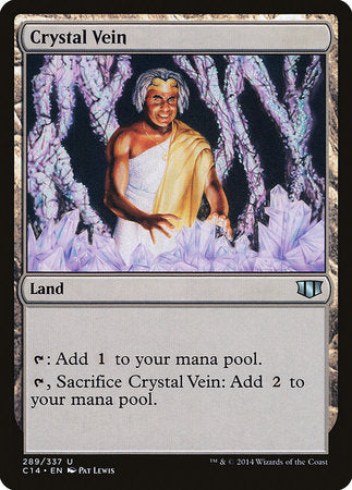 Crystal Vein [Commander 2014] | Jomio and Rueliete's Cards and Comics