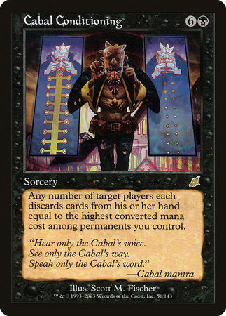 Cabal Conditioning [Scourge] | Jomio and Rueliete's Cards and Comics