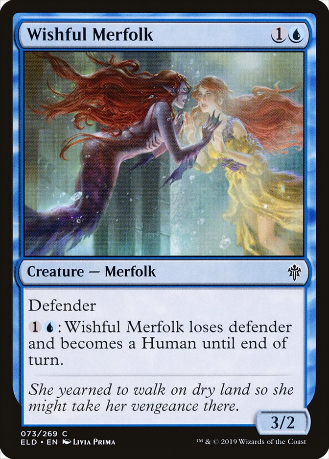 Wishful Merfolk [Throne of Eldraine] | Jomio and Rueliete's Cards and Comics