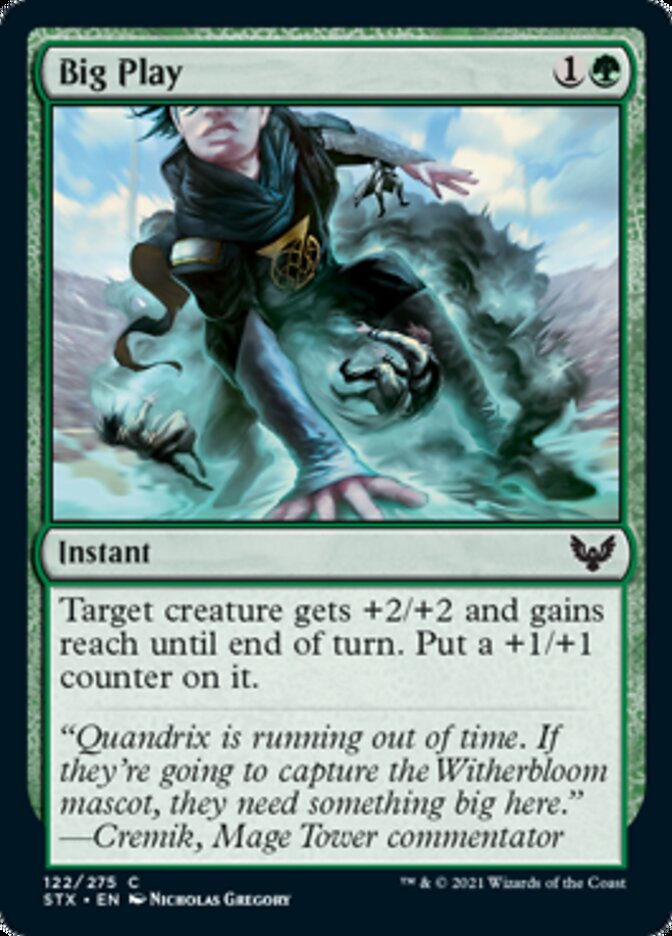Big Play [Strixhaven: School of Mages] | Jomio and Rueliete's Cards and Comics