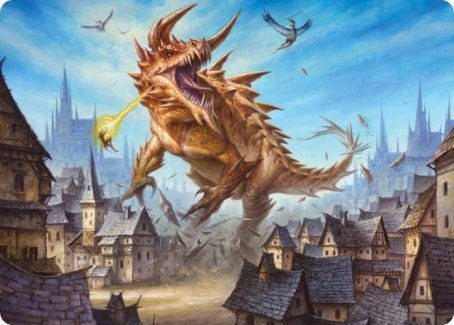 Tarrasque Art Card [Dungeons & Dragons: Adventures in the Forgotten Realms Art Series] | Jomio and Rueliete's Cards and Comics