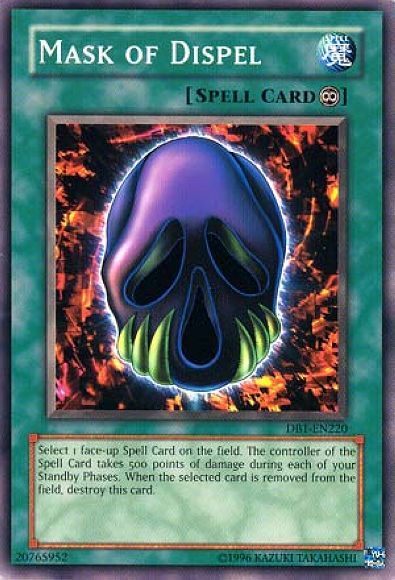 Mask of Dispel [DB1-EN220] Common | Jomio and Rueliete's Cards and Comics