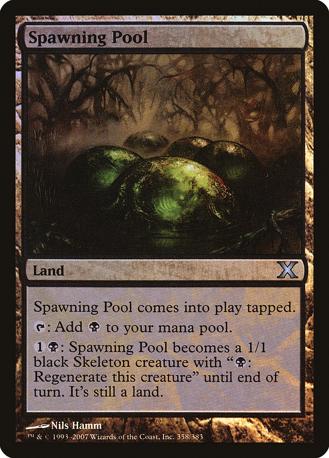 Spawning Pool (Premium Foil) [Tenth Edition] | Jomio and Rueliete's Cards and Comics