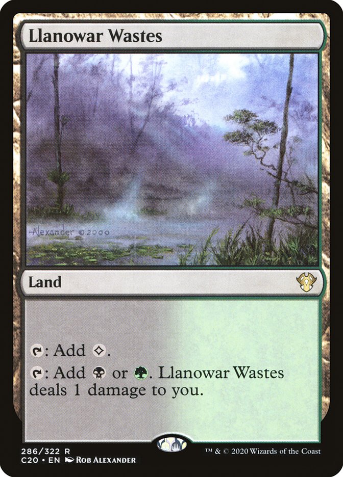 Llanowar Wastes [Commander 2020] | Jomio and Rueliete's Cards and Comics