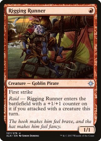 Rigging Runner [Ixalan] | Jomio and Rueliete's Cards and Comics