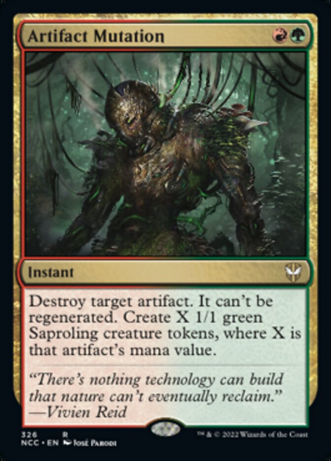 Artifact Mutation [Streets of New Capenna Commander] | Jomio and Rueliete's Cards and Comics