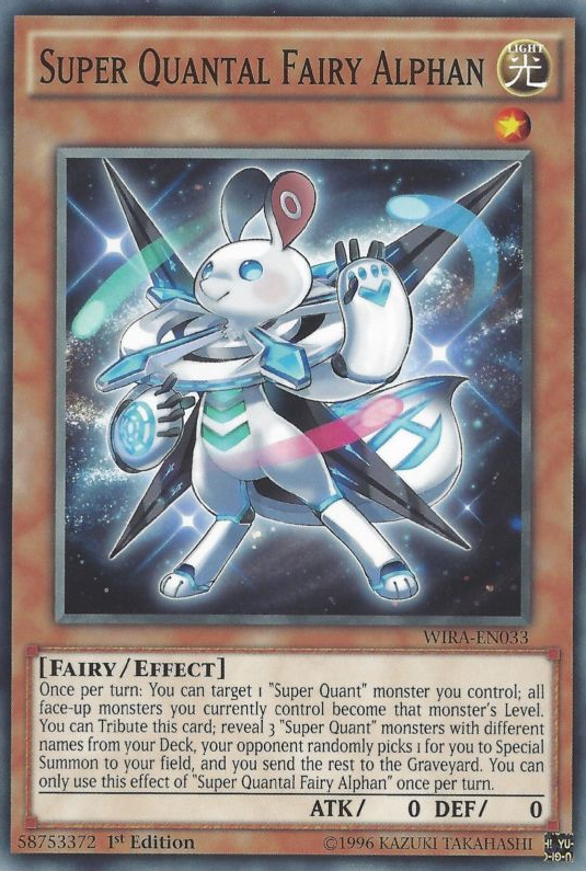 Super Quantal Fairy Alphan [WIRA-EN033] Common | Jomio and Rueliete's Cards and Comics