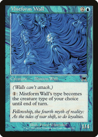 Mistform Wall [Onslaught] | Jomio and Rueliete's Cards and Comics