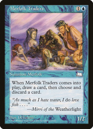 Merfolk Traders [Weatherlight] | Jomio and Rueliete's Cards and Comics