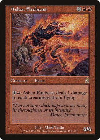 Ashen Firebeast [Odyssey] | Jomio and Rueliete's Cards and Comics
