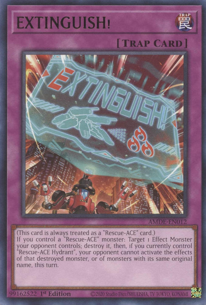 EXTINGUISH! [AMDE-EN012] Rare | Jomio and Rueliete's Cards and Comics