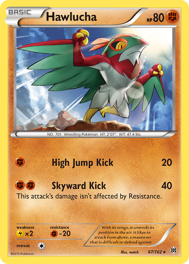 Hawlucha (87/162) [XY: BREAKthrough] | Jomio and Rueliete's Cards and Comics