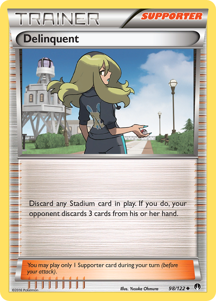 Delinquent (98/122) [XY: BREAKpoint] | Jomio and Rueliete's Cards and Comics