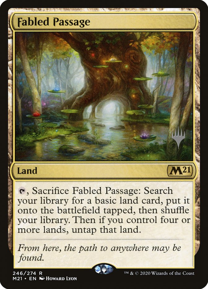 Fabled Passage (Promo Pack) [Core Set 2021 Promos] | Jomio and Rueliete's Cards and Comics