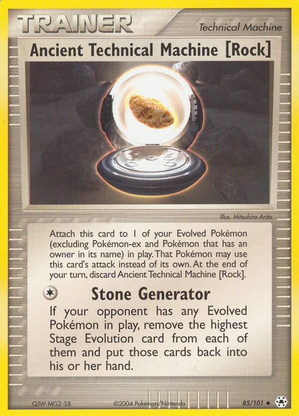 Ancient Technical Machine [Rock] (85/101) [EX: Hidden Legends] | Jomio and Rueliete's Cards and Comics