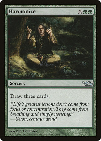 Harmonize [Duel Decks: Elves vs. Goblins] | Jomio and Rueliete's Cards and Comics