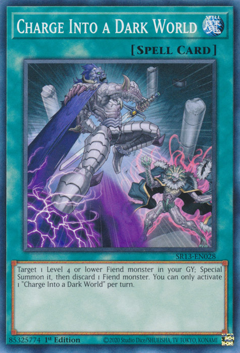 Charge Into a Dark World [SR13-EN028] Common | Jomio and Rueliete's Cards and Comics