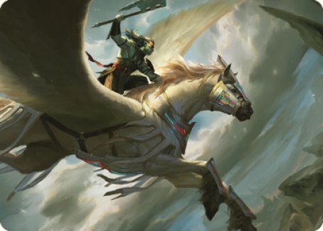Cleaving Skyrider Art Card [Dominaria United Art Series] | Jomio and Rueliete's Cards and Comics