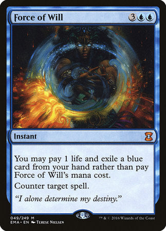 Force of Will [Eternal Masters] | Jomio and Rueliete's Cards and Comics