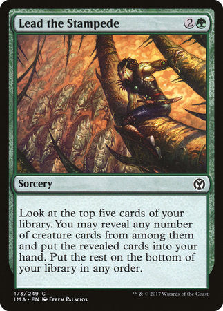 Lead the Stampede [Iconic Masters] | Jomio and Rueliete's Cards and Comics