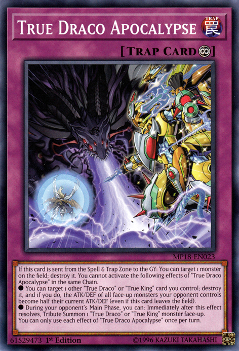 True Draco Apocalypse [MP18-EN023] Common | Jomio and Rueliete's Cards and Comics