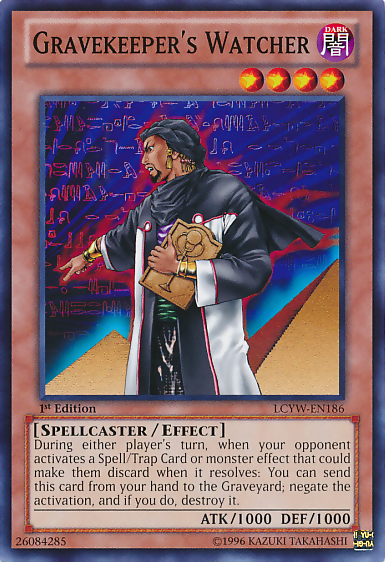 Gravekeeper's Watcher [LCYW-EN186] Common | Jomio and Rueliete's Cards and Comics