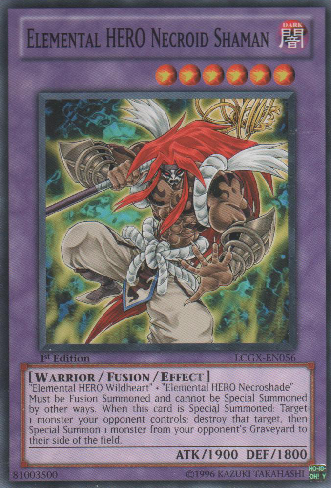 Elemental HERO Necroid Shaman [LCGX-EN056] Common | Jomio and Rueliete's Cards and Comics