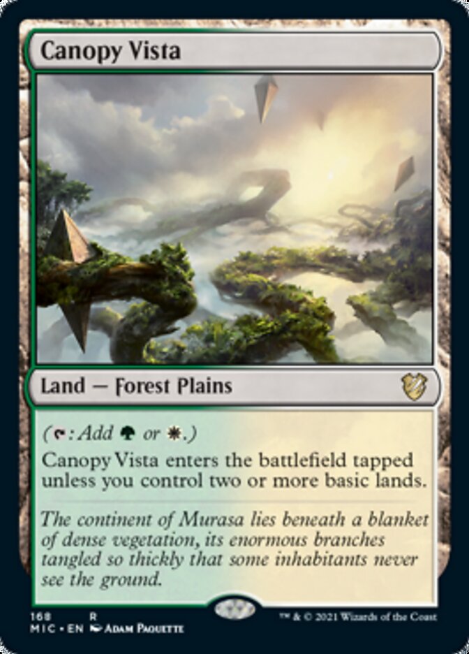 Canopy Vista [Innistrad: Midnight Hunt Commander] | Jomio and Rueliete's Cards and Comics