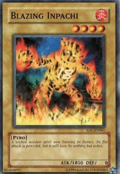 Blazing Inpachi [IOC-EN061] Common | Jomio and Rueliete's Cards and Comics