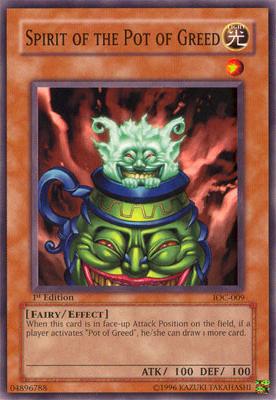 Spirit of the Pot of Greed [IOC-009] Common | Jomio and Rueliete's Cards and Comics