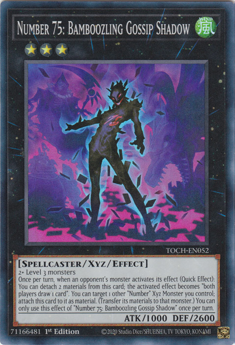 Number 75: Bamboozling Gossip Shadow [TOCH-EN052] Super Rare | Jomio and Rueliete's Cards and Comics