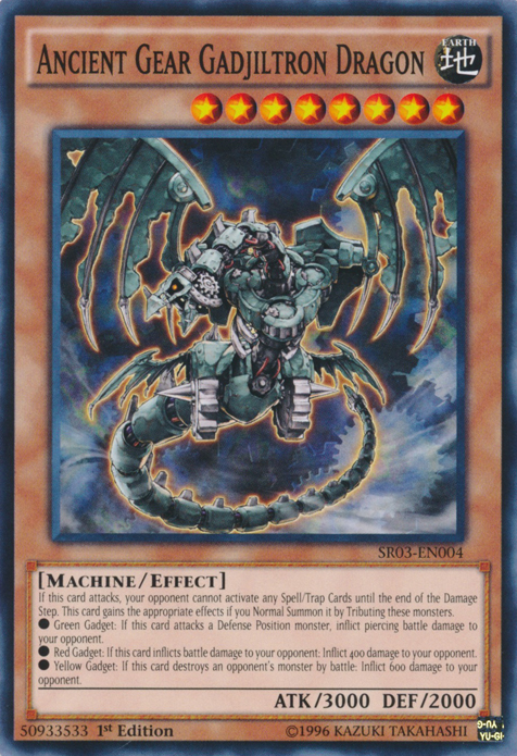 Ancient Gear Gadjiltron Dragon [SR03-EN004] Common | Jomio and Rueliete's Cards and Comics
