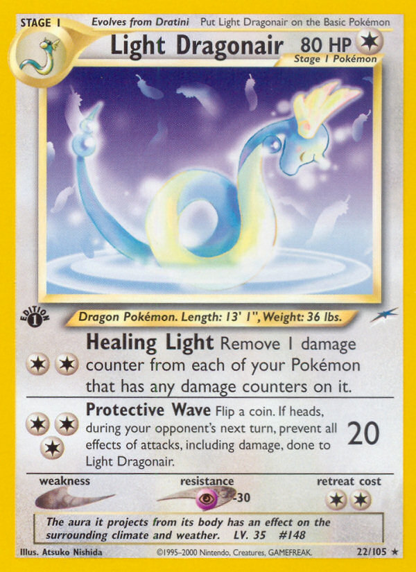 Light Dragonair (22/105) [Neo Destiny 1st Edition] | Jomio and Rueliete's Cards and Comics